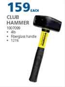 3Living Stone Club Hammer 1007099-Each