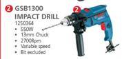3Bosch Impact Drill GSB1300-Each