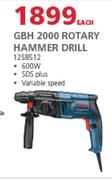 3Bosch Rotary Hammer Drill GBH 2000-Each