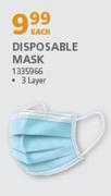 Disposable Mask 3 Layer 1335966-Each