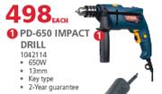 22Ryobi Impact Drill PD-650-Each