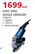 3Bosch Angle Grinder GWS 2000-Each