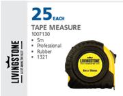 Living Stone Tape Measure 1007133 10m-Each