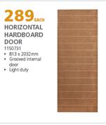 Swartland Horizontal Hardboard Door 1150731-813 x 2032mm Each