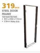 Swartland Steel Door Frame 1007644/1007645-813 x 2032 x 115mm Each