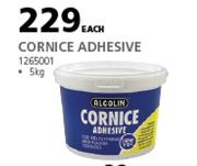 Alcolin 5Kg Cornice Adhesive 1265001-Each