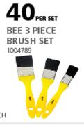 Academy Bee 3 Piece Brush Set 1004789-Per Set