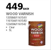Color Tone 5Ltr Wood Varnish (Clear)-Each