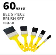 Academy Bee 5 Piece Brush Set 1004790-Per Set