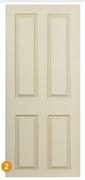 Swartland Deep Moulded Door (4 Panel Canterbury) 1150739
