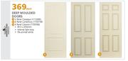 Deep Moulded Doors 813 x 2032mm-Each