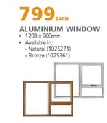 Aluminium Window 1200 x 900mm-Each