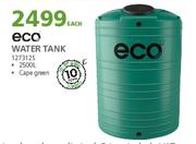 Eco Water Tank 2500Ltr (Cape Green)-Each