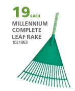 Millennium Complete Leaf Rake-Each