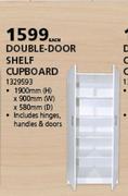 Double Door Shelf Cupboard-1900mm(H) x 900mm(W) x 580mm(D)