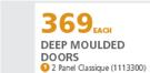 Swartland Deep Moulded Door (2 Panel Classique) 1113300