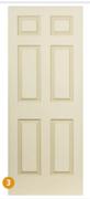 Swartland Deep Moulded Door (6 Panel Colonist) 1159766