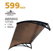 Swartland Awning Bronze 1277426-1.2m Each