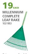 Millennium Complete Leaf Rake 1021953-Each