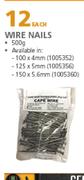 Wire Nails-500g Each