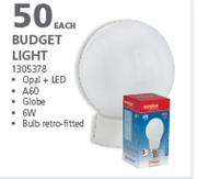 Budget Light 1305378-Each