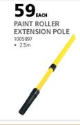 Academy Paint Roller Extension Pole 2.5m 1005097-Each