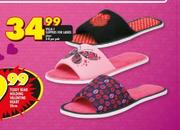 Villa-1 Slippers For Ladies Sizes 3-8-Per Pair