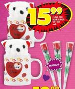 I Love You Bear In Mug Gift Set-Each