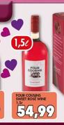 Four Cousins Sweet Rose Wine-1.5L