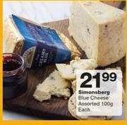Simonsberg Blue Cheese-100g Each