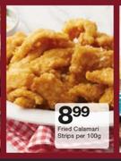 Fried Calamari Strips-Per 100g