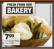 Portuguese Rolls-6 Per Pack