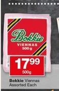 Bokkie Viennas Assorted-500g