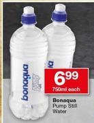 Bonaqua Pump Still Water-750ml Each