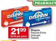 Disprin Regular/Extra Strength Tablets-16x24 Per Pack