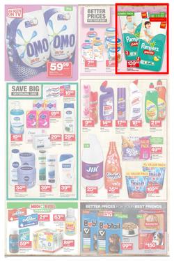 pampers pants size 6 specials