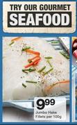 Jumbo Hake Fillets-Per 100g