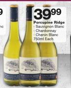 Prcupine Ridge Sauvignon Blanc/Chardonnay/Chenin Blanc-750ml