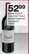 Cloof Duckitt Cabernet Franc/Merlot/Cabernet Sauvignon-750ml