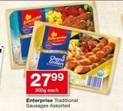 Enterprise Traditional Sausages-300g Each