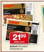 Eskort Shoulder/Diced Bacon-200g Each