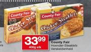Country Fair Hoender-Steaklets Verskeidenheid-400g Elk