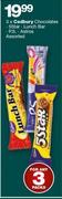 Cadbury Chocolates 5 Star/Lunch Bar/P.S./Astros-For Any 3