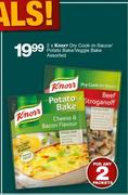 2 x Knorr Dry Cook-In-Sauce/Potato Bake/Veggie