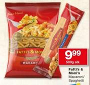 Fatti’s & Moni’s Macaroni/Spaghetti-500g Elk