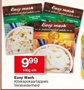 Easy Mash Kitskapokaartappels Verskeiddenheid-100g Elk