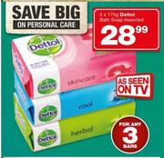 Dettol Bath Soap-3x175g