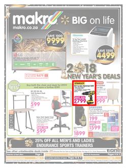 Makro : General Merchandise (27 Dec - 7 Jan 2018), page 1