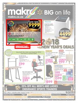 Makro : General Merchandise (27 Dec - 7 Jan 2018), page 1