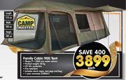 Camp Master Family Cabin 900 Tent-Each